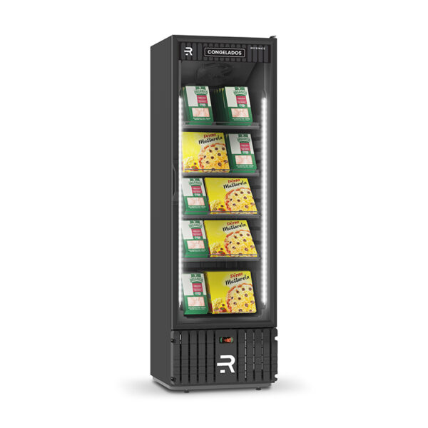 Visa Cooler Congelados  570 LITROS AR FORÇADO -18 C PRETA PORTA DE VIDRO