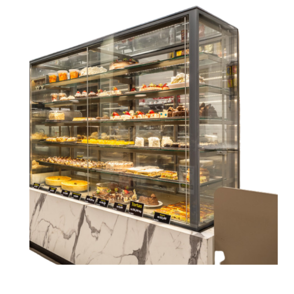 TORTEIRA CRISTAL   RESFRIADA      PORTAS DUPLAS