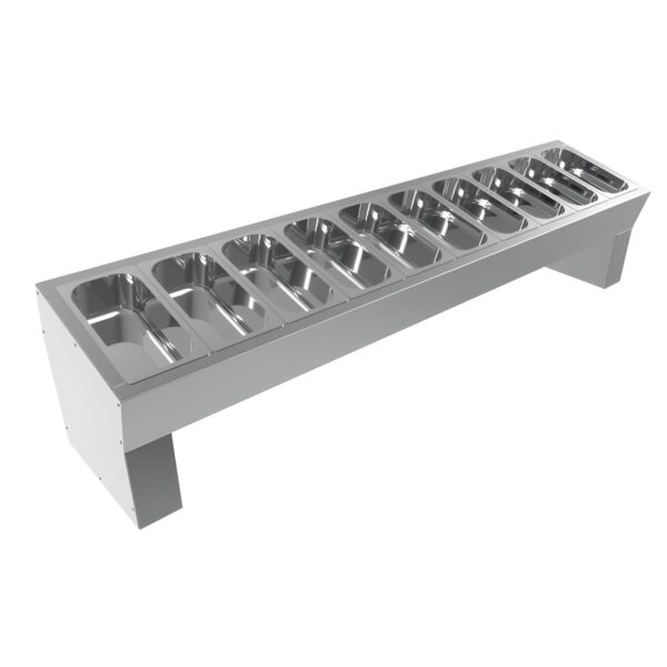 CABEÇOTE REFRIGERADO SUSPENSO 10 GNS 1/3 100MM 1860x380x500 mm