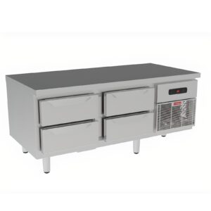 Gaveteiro 4 Gavetas para Linha de Cocção – 1440x700x660 mm
